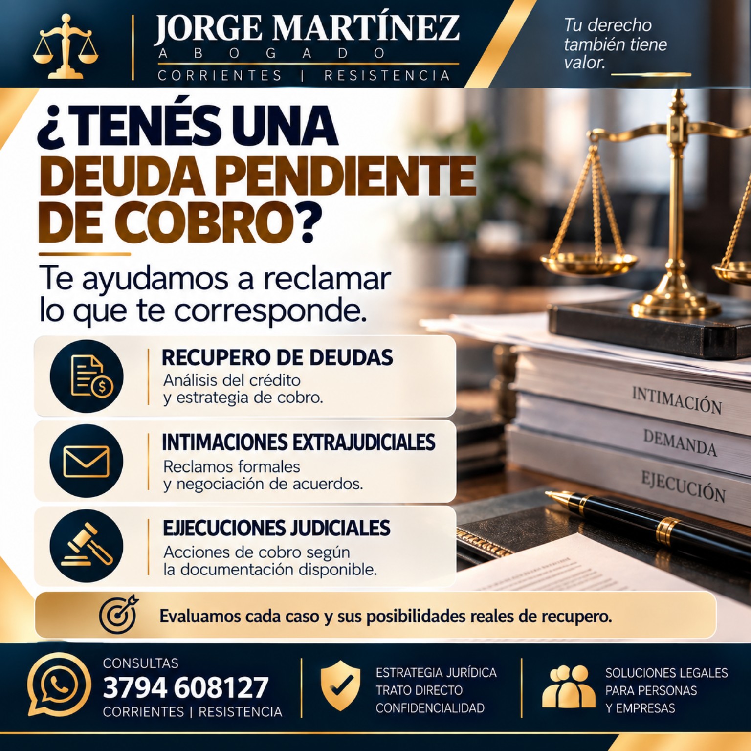Guía del estudio: Recupero de deudas e intimaciones