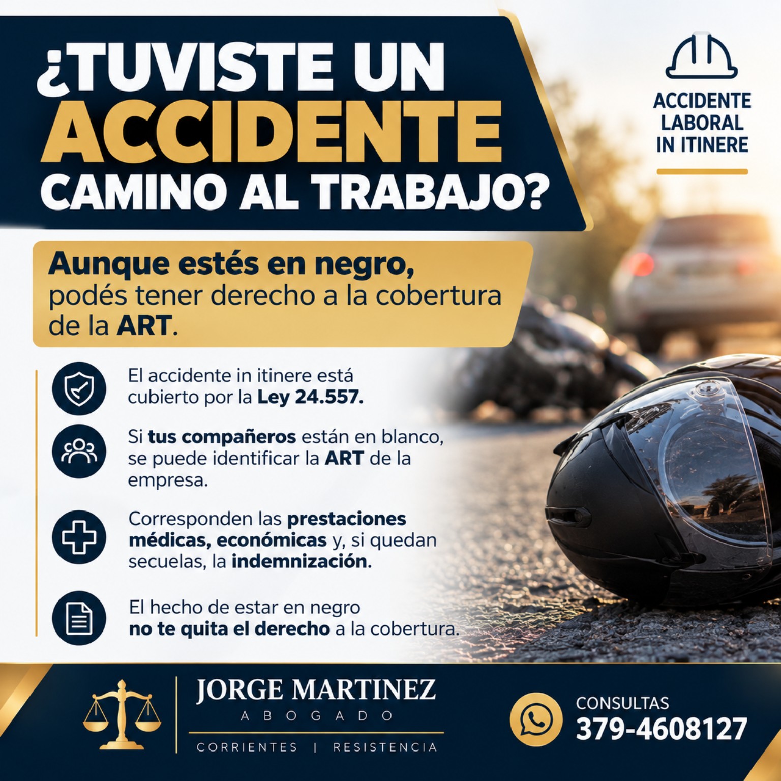 Guía del estudio: ART y accidentes in itinere
