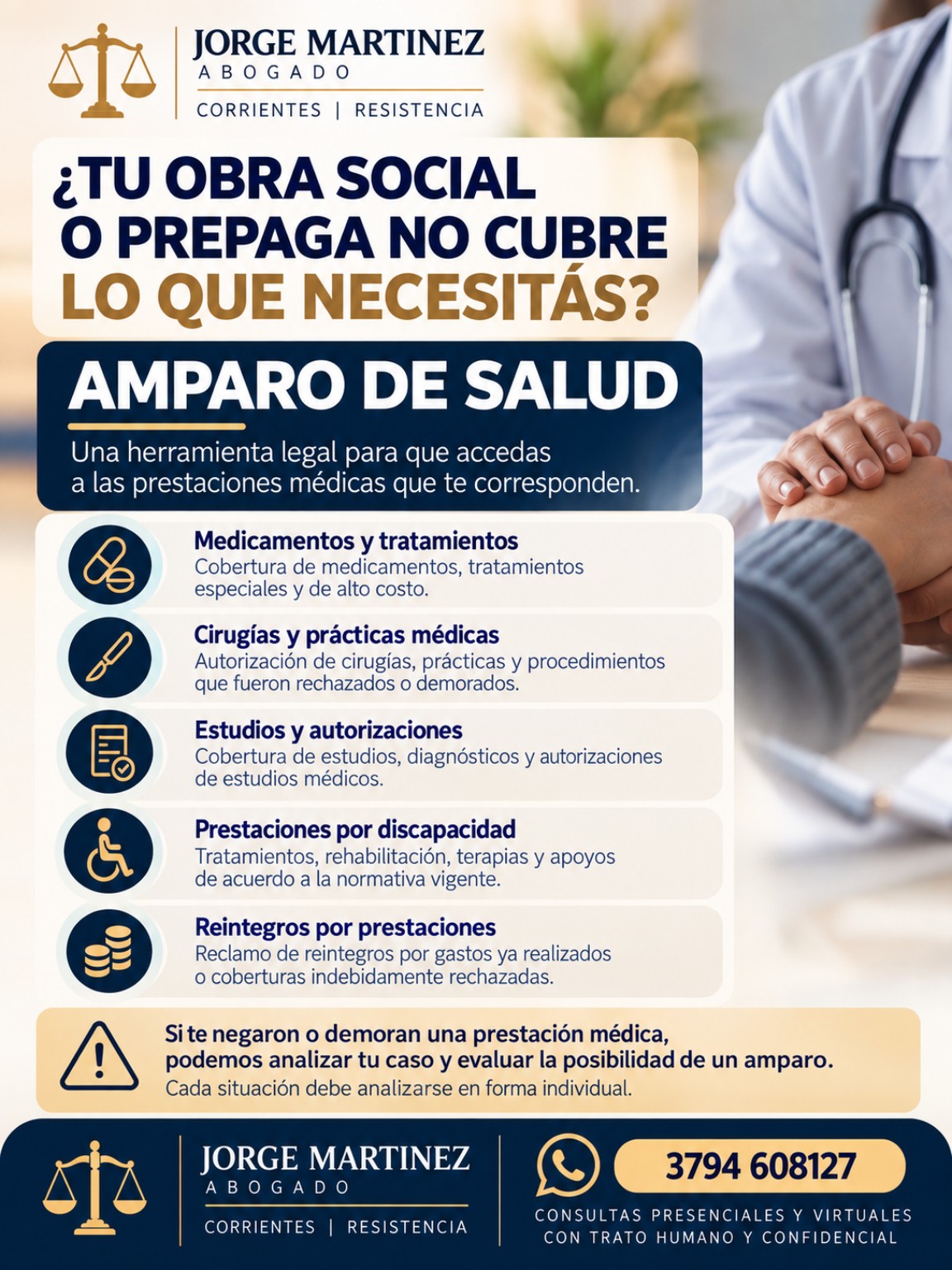 Guía del estudio: Amparos de salud